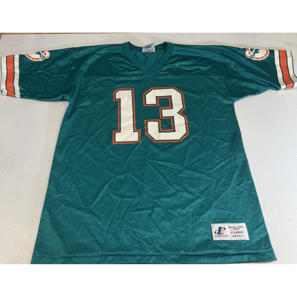 Vintage Dan Marino #13 Miami Dolphins NFL Jersey – Men's XL – Logo Athletic USA